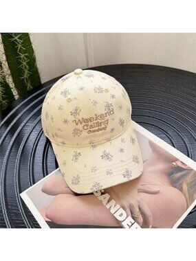 Floral Print Baseball Cap